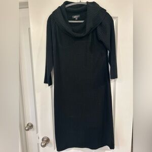 EUC AGB Dress Long Sleeves With Cowl Neck